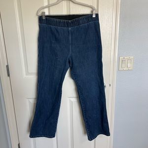 Soft surroundings elastic waist jeans
